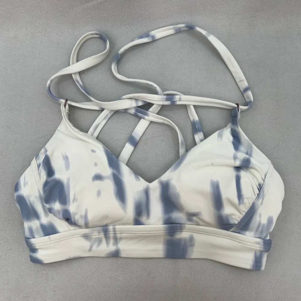 CALIA Women's Strappy Back Ruched Medium Support Bikini Swim Top XS - Picture 5 of 9